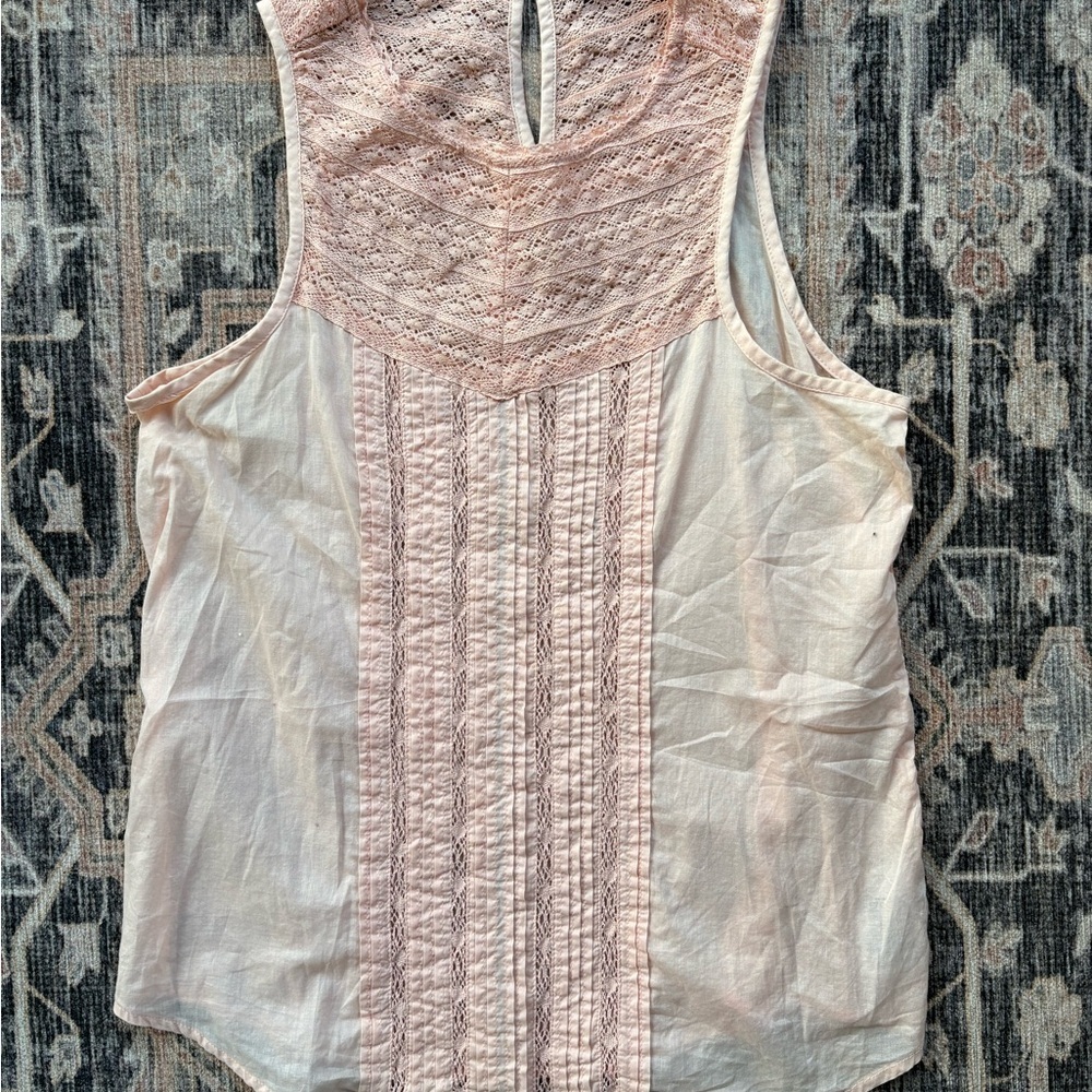 Pink Lace Women's Top